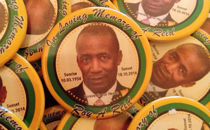 Personalised funeral and memorial badges