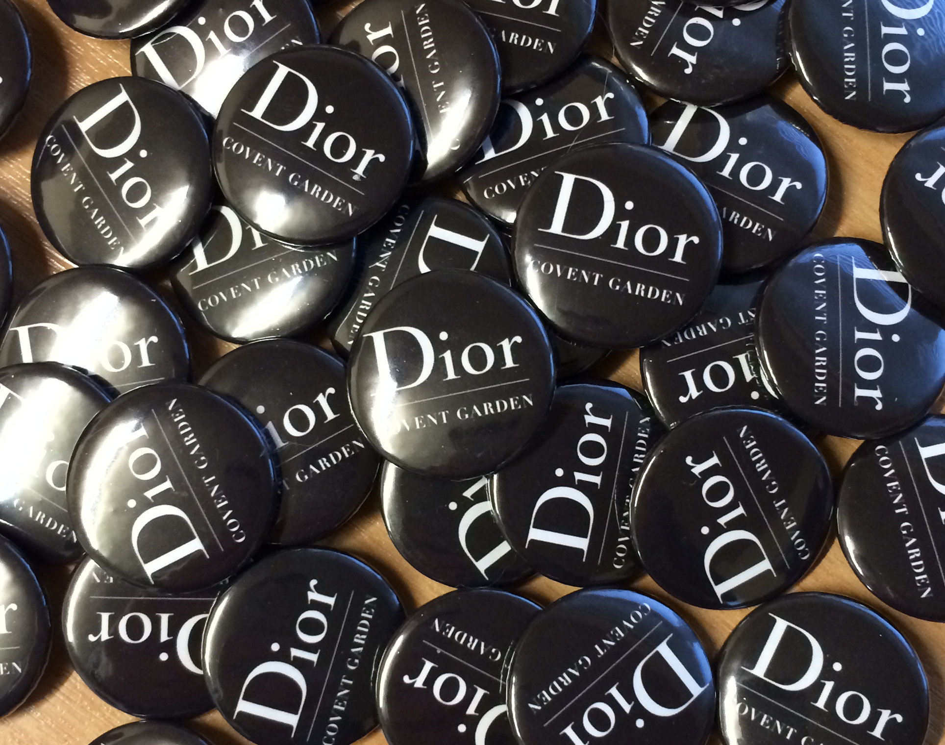 UK made personalised round button badges