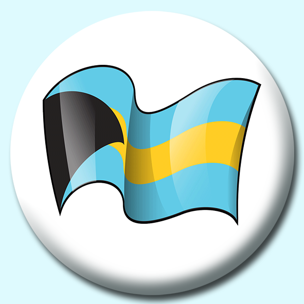 Bahamas Button Badge