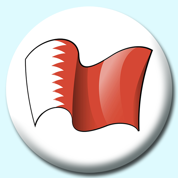Bahrain Button Badge