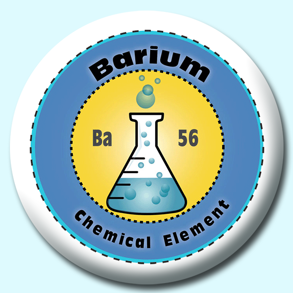 Barium Button Badge