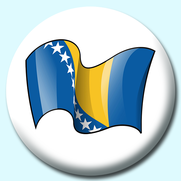 Bosnia Herzegovina Button Badge