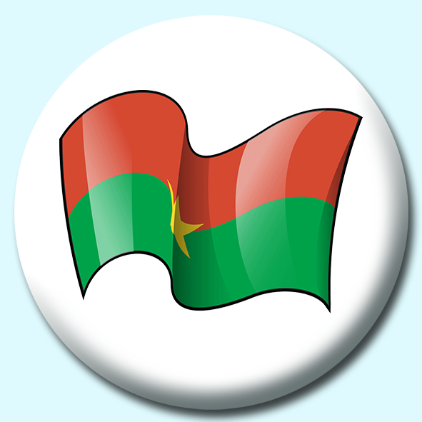 Burkina Faso Button Badge