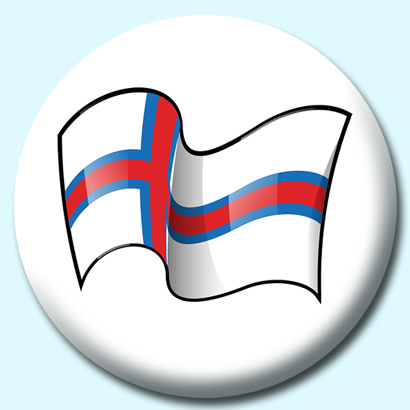 Faroe Islands Button Badge