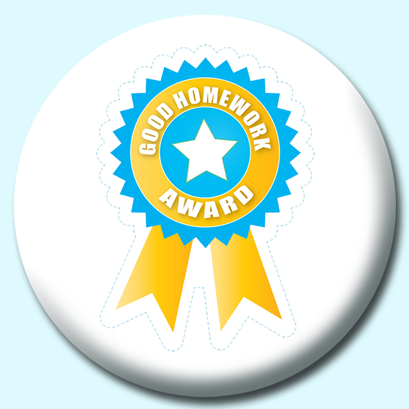 Good Homework Button Badge