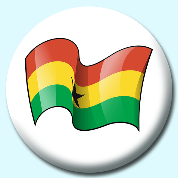 Ghana Button Badge