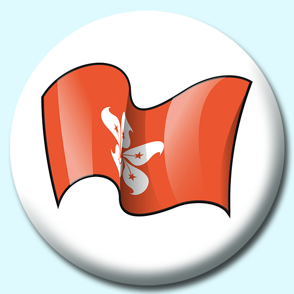 Hong Kong Button Badge