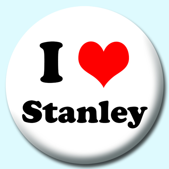 I Heart Stanley Button Badge