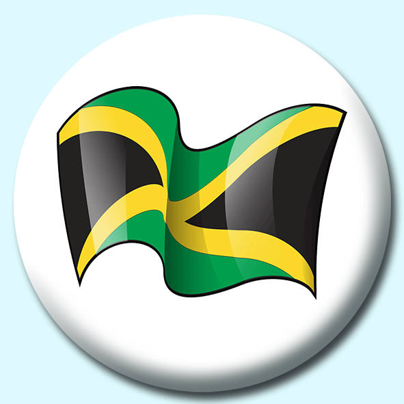 Jamaica Button Badge