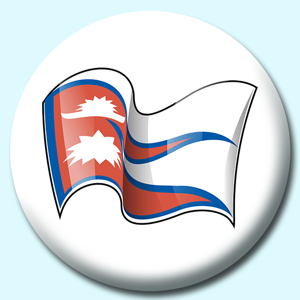 Nepal Button Badge