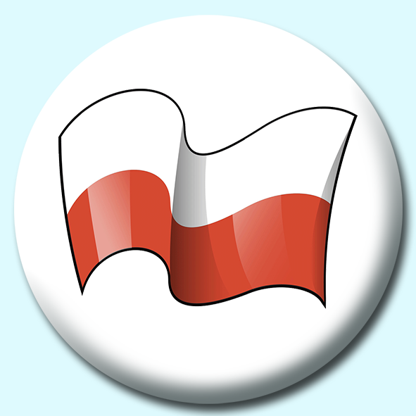 Poland Button Badge