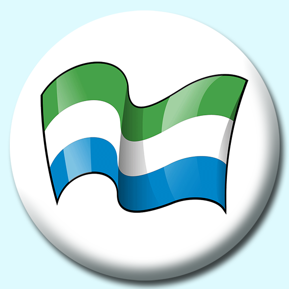 Sierra Leone Button Badge