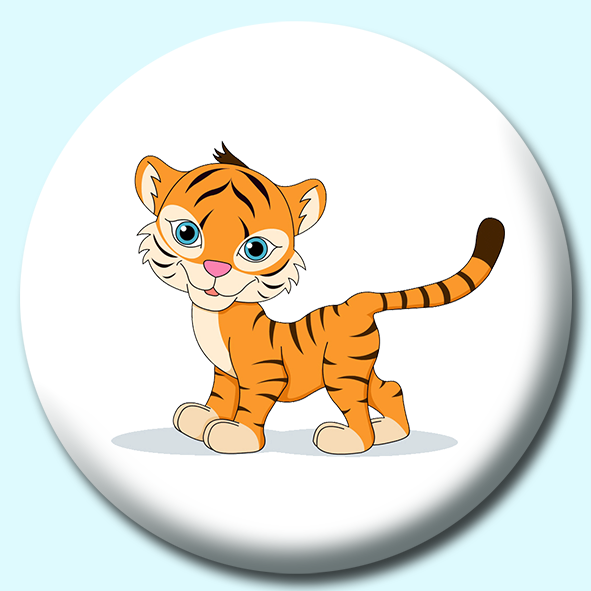 Thai Tiger  Button Badge