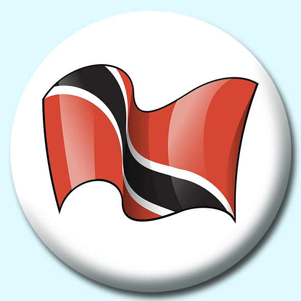 Trinidad Tobago Button Badge
