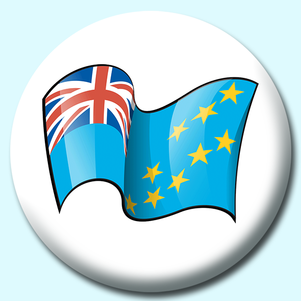 Tuvalu Button Badge