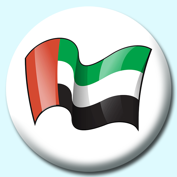 United Arab Emirates Button Badge
