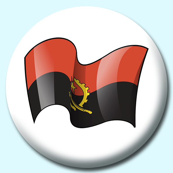 Angola Button Badge