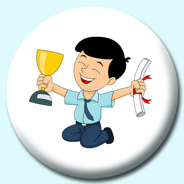 Award Winning Student Button Badge