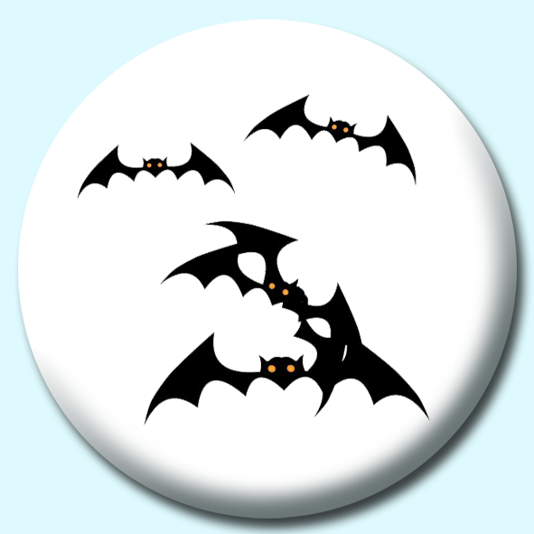 Bats Button Badge