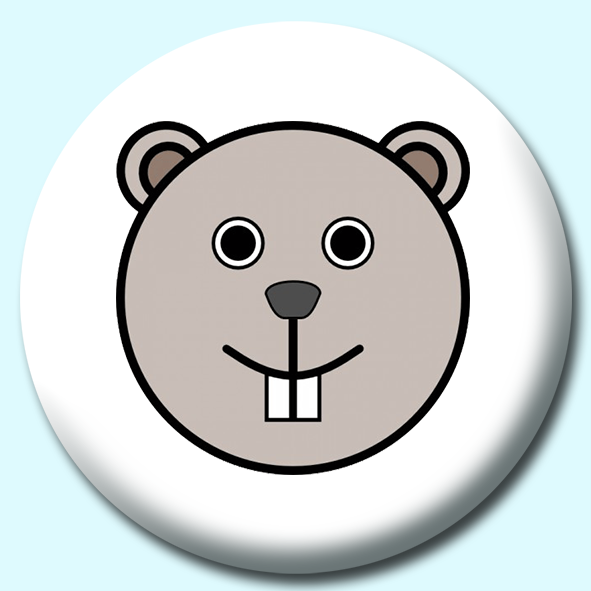 Beaver Button Badge