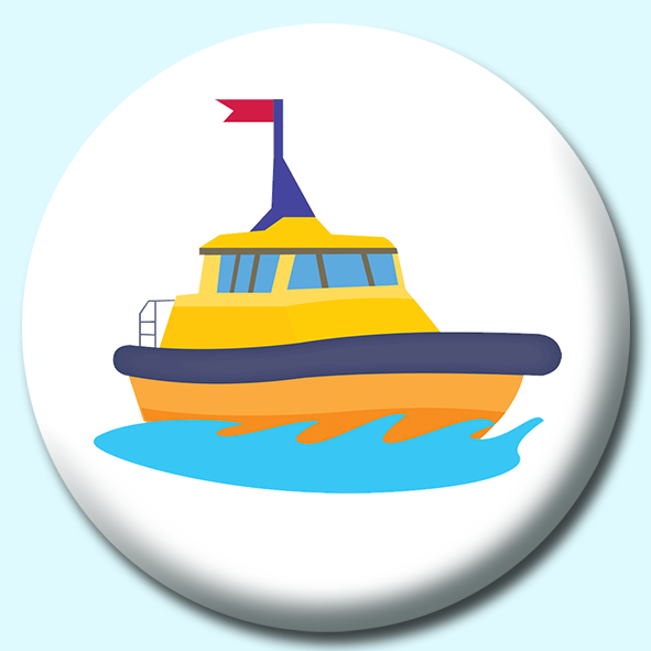 Boat And Ship Button Badge