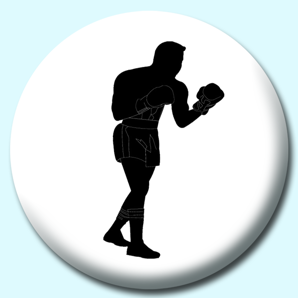 Boxer Button Badge
