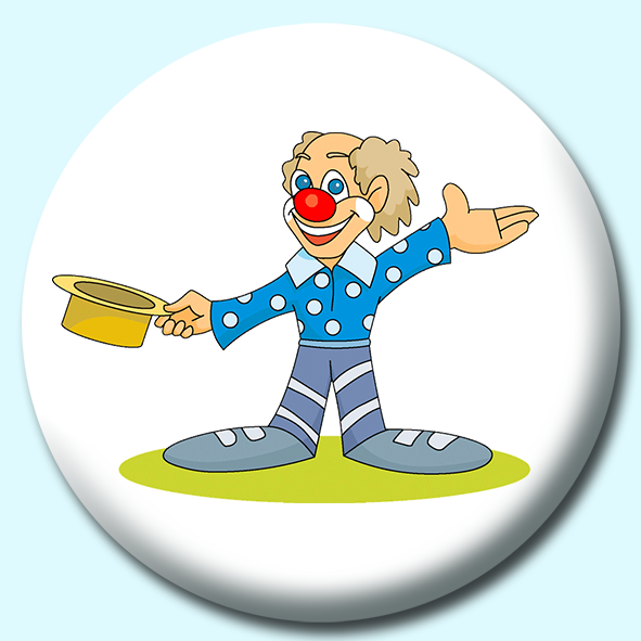 Clown Button Badge