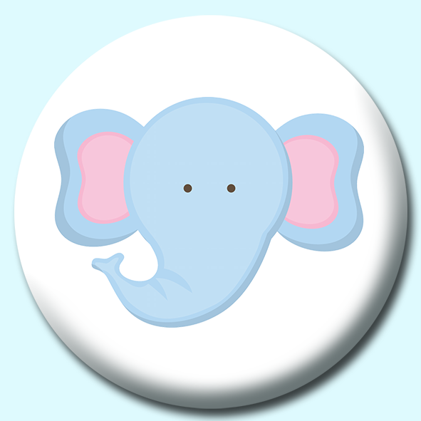 Cute Elephant Button Badge