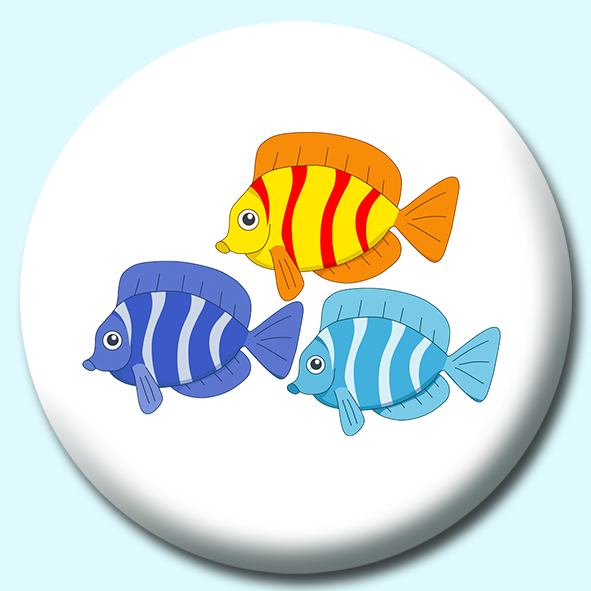 Fish Button Badge
