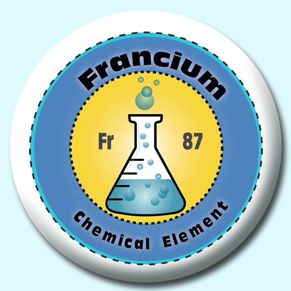 Francium Button Badge