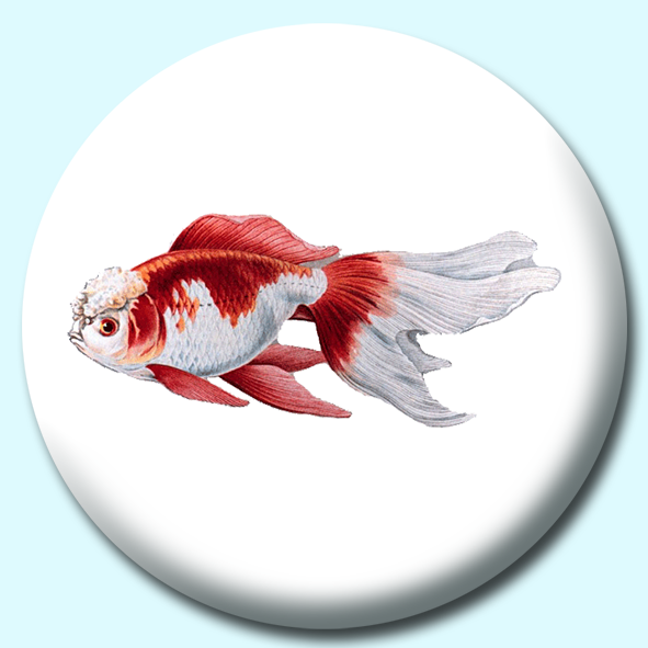 Goldfish Button Badge