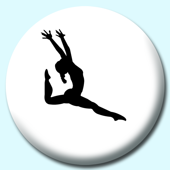 Gymnastics_V1 Button Badge