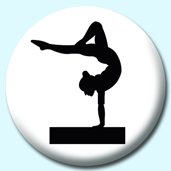 Gymnastics_V2 Button Badge