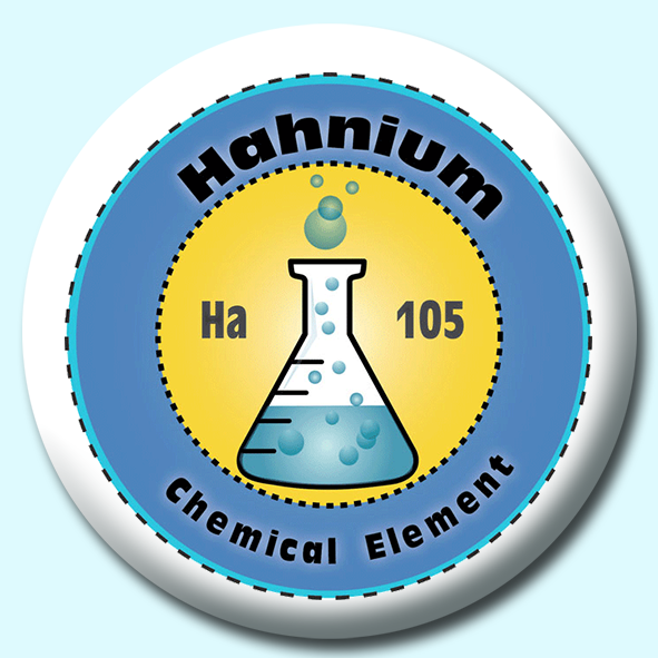 Hafnium Button Badge