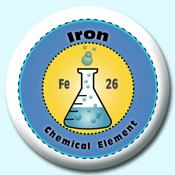 Iron Button Badge