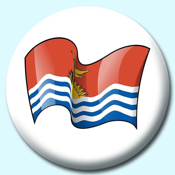 Kiribati Button Badge