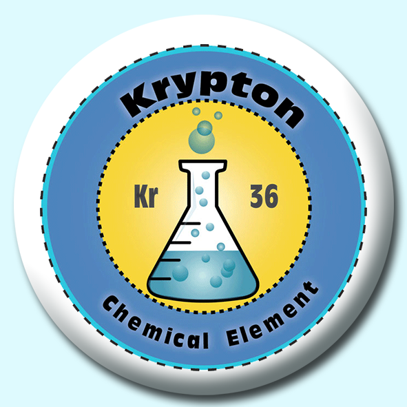 Krypton Button Badge