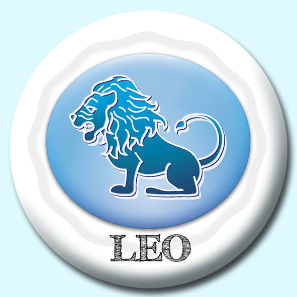 Leo Button Badge