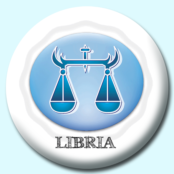 Libra Button Badge