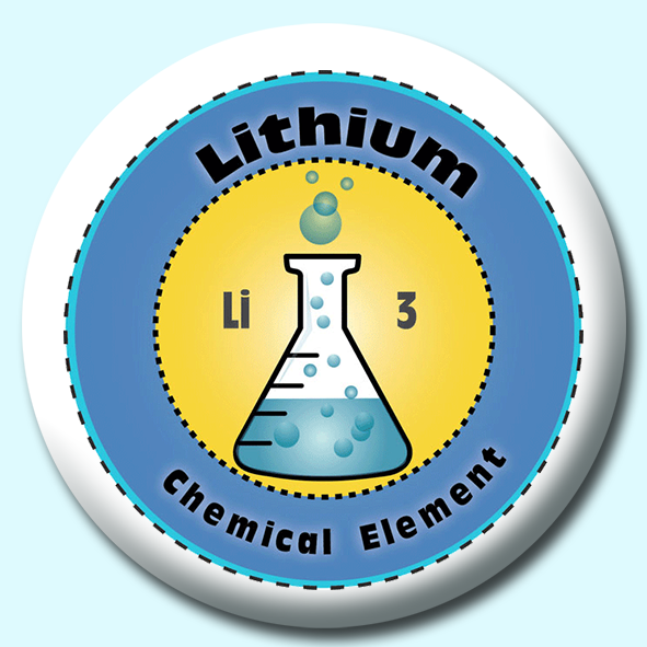Lithium Button Badge