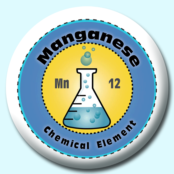 Manganese Button Badge