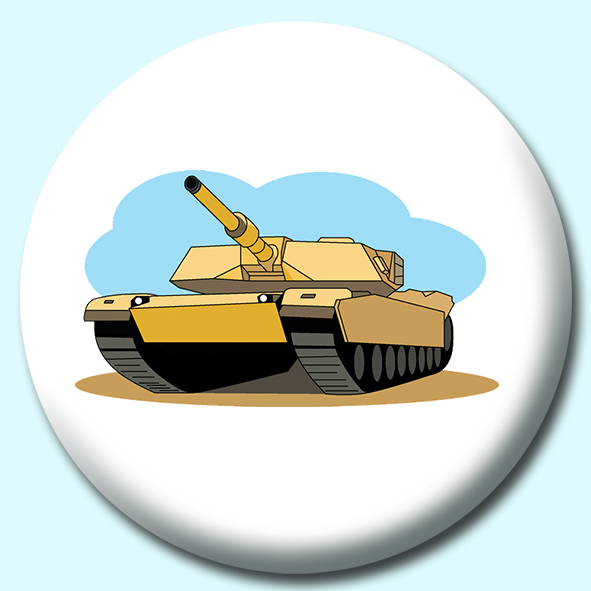 Military Amrored Personnel Carriers Button Badge