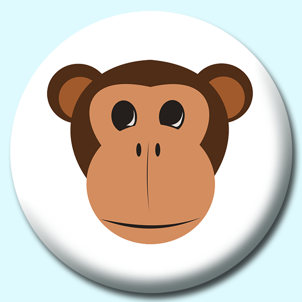 Monkey Button Badge