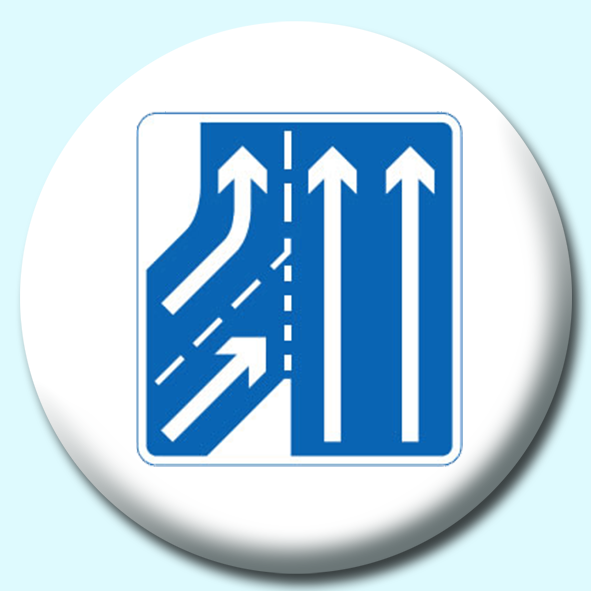 Motorway Joining Button Badge