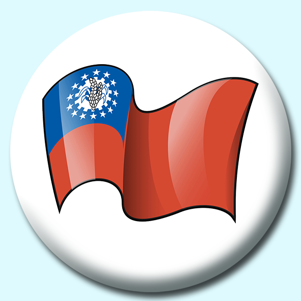 Myanmar Button Badge