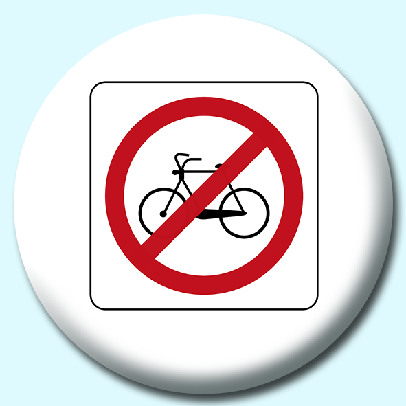 No Cycles Button Badge