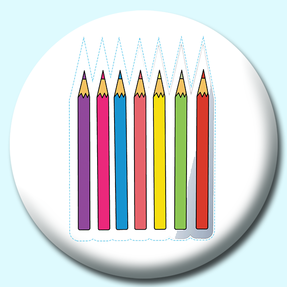 Pencils Button Badge