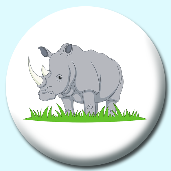 Rhino Button Badge