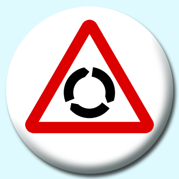 Roundabout Button Badge