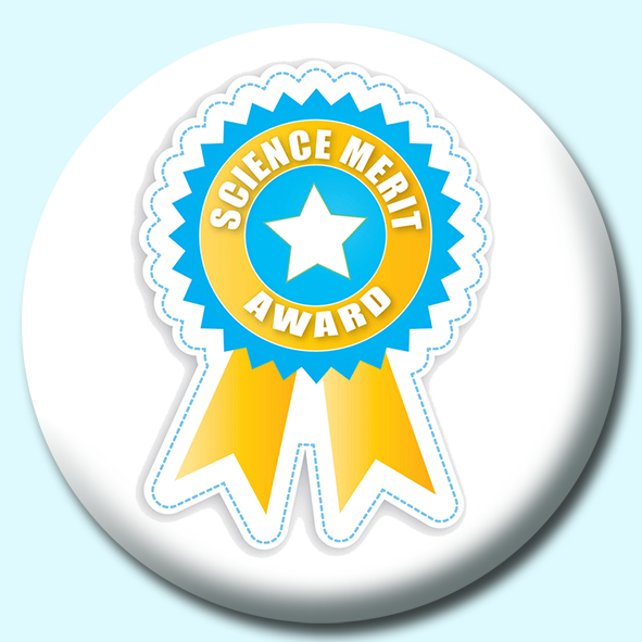 Science Merit Award Button Badge